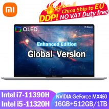 Xiaomi Laptop Pro15 i7-11390H/i5-11320H Geforce MX450 3.5K OLED Screen 60Hz 15.6Inch 16GB 512GB Thunderbolt 4 Office Notebook PC